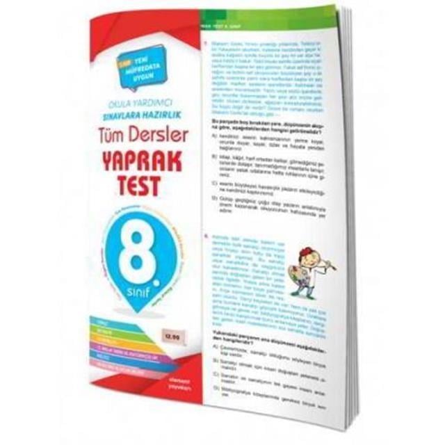 Element 8.Sınıf Tüm Dersler Yaprak TestElement 8.Sınıf Tüm Dersler Yaprak Test - Kirtasiyem.netOrtaokul