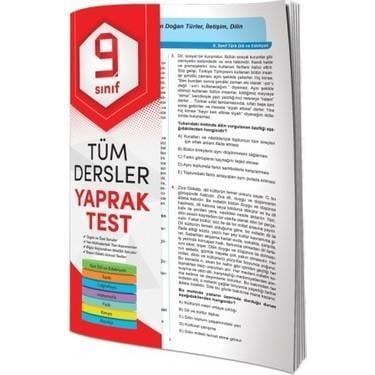 Element 9. Sınıf Tüm Dersler Yaprak TestElement 9. Sınıf Tüm Dersler Yaprak Test - Kirtasiyem.netYardımcı Kitaplar