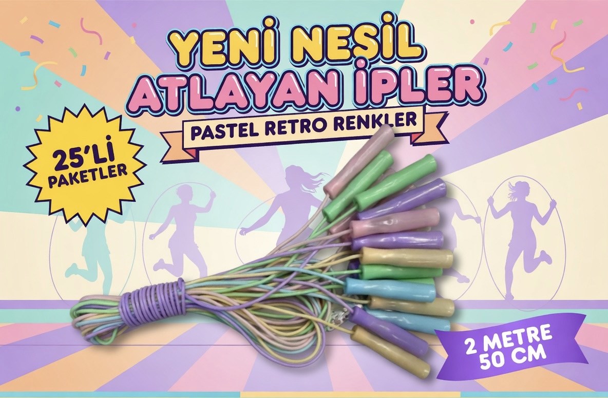 Elf Pastel Big Atlama İpi _10  (1 ADET)Diğer Oyuncak Ürünleri