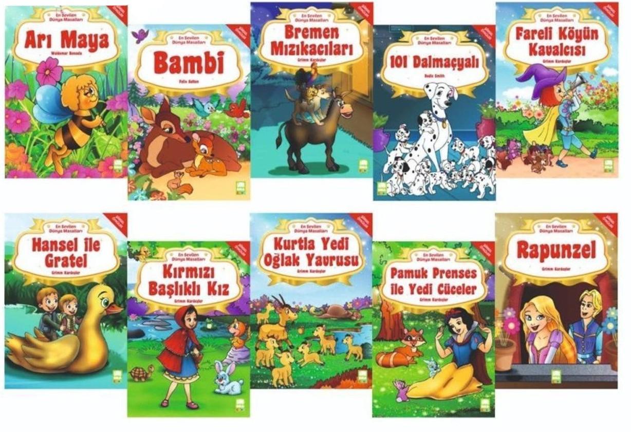 En Sevilen Dünya Masal.B.Boy-10 KitapEn Sevilen Dünya Masal.B.Boy-10 Kitap - Kirtasiyem.netHikaye Kitabı Setleri