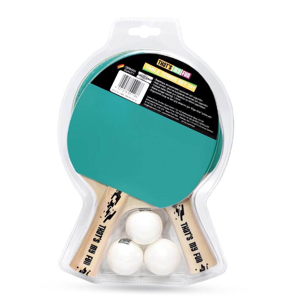 Enby Table Tennis Set 101 ­ Yeşil­Siyah Enby Table Tennis Set 101 ­ Yeşil­Siyah 4001078551162 - Kirtasiyem.netMasa Tenisi Topu