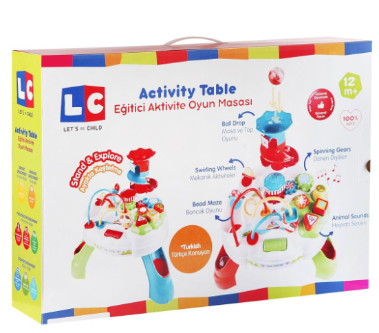 Enfal Let'S Be Chıld Eğlenceli Aktivite Masası Enf-Lc-30954Enfal Let'S Be Chıld Eğlenceli Aktivite Masası Enf-Lc-30954 - Kirtasiyem.netEğitici Materyaller