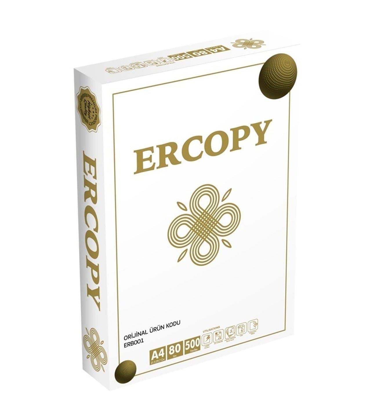 ERCOPY Fotokopi Kağıdı A4 80 Gr ERCOPY Fotokopi Kağıdı A4 80 Gr  - Kirtasiyem.netFotokopi Kağıtları