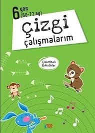 Erdem Çizgi Çalışmalarım 6 YaşOkul Öncesi 6 Ay - 5 Yaş 