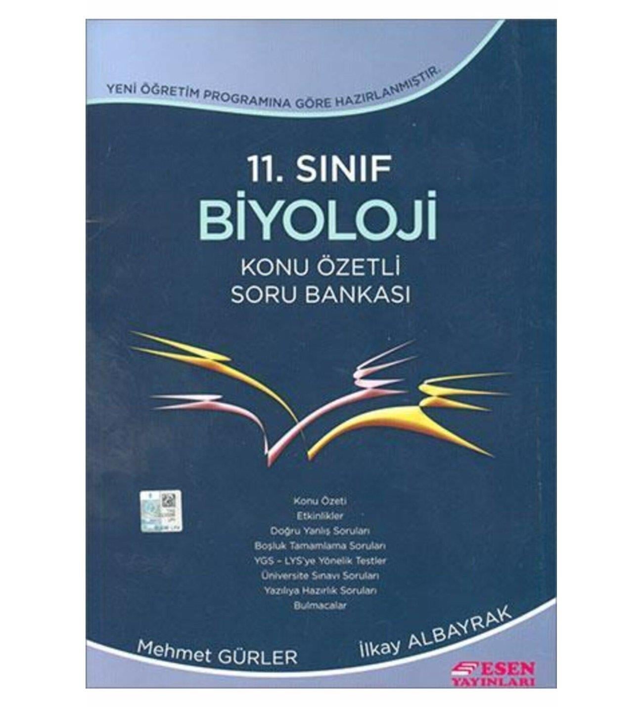 Esen 11. Sınıf Biyoloji Konu Özetli Soru BankasıEsen 11. Sınıf Biyoloji Konu Özetli Soru Bankası - Kirtasiyem.netLise