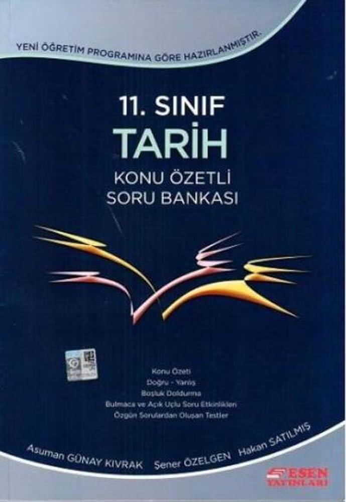 Esen 11. Sınıf Tarih Konu Özetli Soru BankasıEsen 11. Sınıf Tarih Konu Özetli Soru Bankası - Kirtasiyem.net11.Sınıf