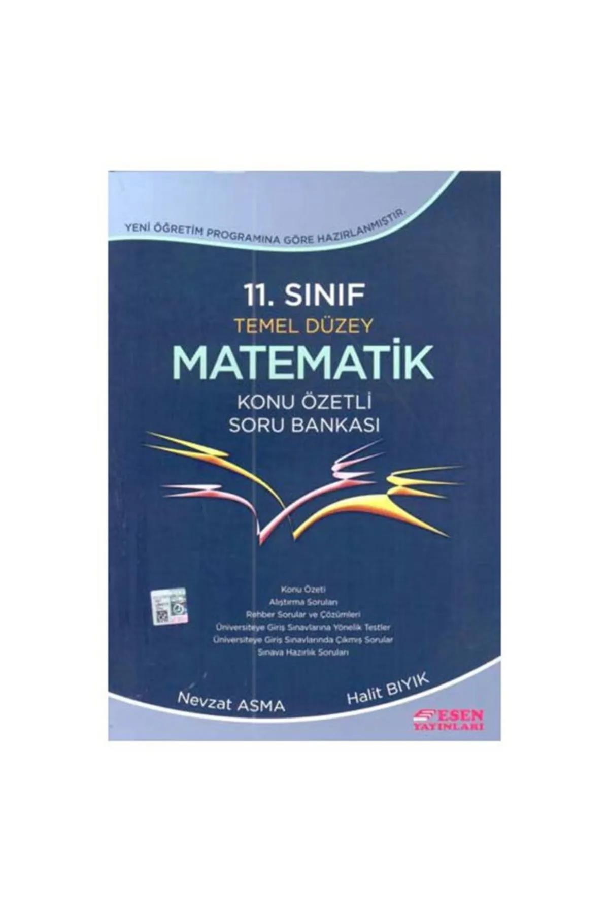 Esen 11. Sınıf Temel Düzey Matematik Konu Özetli Soru Bankası (Yeni)Esen 11. Sınıf Temel Düzey Matematik Konu Özetli Soru Bankası (Yeni) - Kirtasiyem.netLise