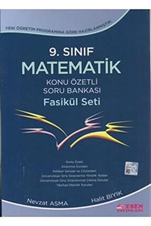 Esen 9. Sınıf Matematik Konu Özetli Soru Bankası Fasükül SetiEsen 9. Sınıf Matematik Konu Özetli Soru Bankası Fasükül Seti - Kirtasiyem.net9.Sınıf