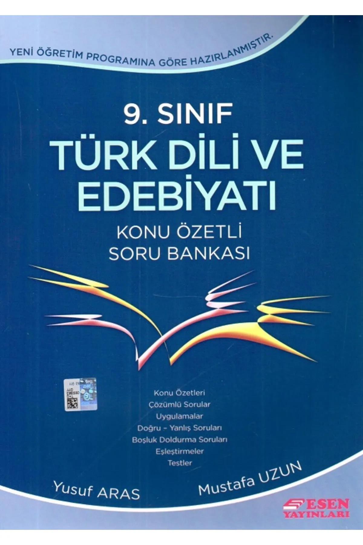 Esen 9.Sınıf Türk Dili Ve Edebiyatı Konu Özetli Soru BankasıEsen 9.Sınıf Türk Dili Ve Edebiyatı Konu Özetli Soru Bankası - Kirtasiyem.net9.Sınıf