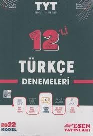 Esen Tyt 12' Li Türkçe DenemeleriEsen Tyt 12' Li Türkçe Denemeleri - Kirtasiyem.netDiğer Kırtasiye Ürünleri