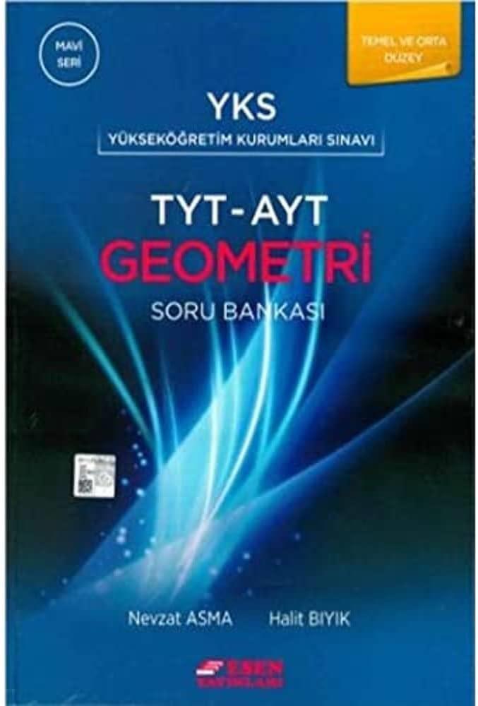 Esen Tyt - Ayt Geometri Soru Bankası Mavi Seri (Yeni)Esen Tyt - Ayt Geometri Soru Bankası Mavi Seri (Yeni) - Kirtasiyem.netTYT-AYT