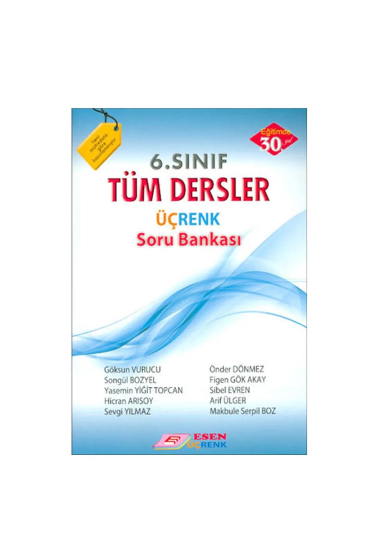 Esen Üçrenk 6. Sınıf Tüm Dersler Soru BankasıEsen Üçrenk 6. Sınıf Tüm Dersler Soru Bankası - Kirtasiyem.netOrtaokul