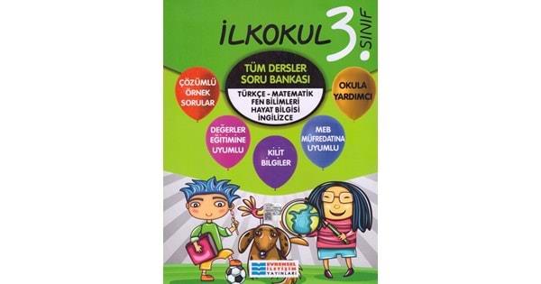 Evrensel 3. Sınıf Tüm Dersler Soru BankasıEvrensel 3. Sınıf Tüm Dersler Soru Bankası - Kirtasiyem.net3.Sınıf