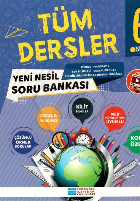 Evrensel 6. Sınıf Tüm Dersler Soru BankasıEvrensel 6. Sınıf Tüm Dersler Soru Bankası - Kirtasiyem.net6.Sınıf