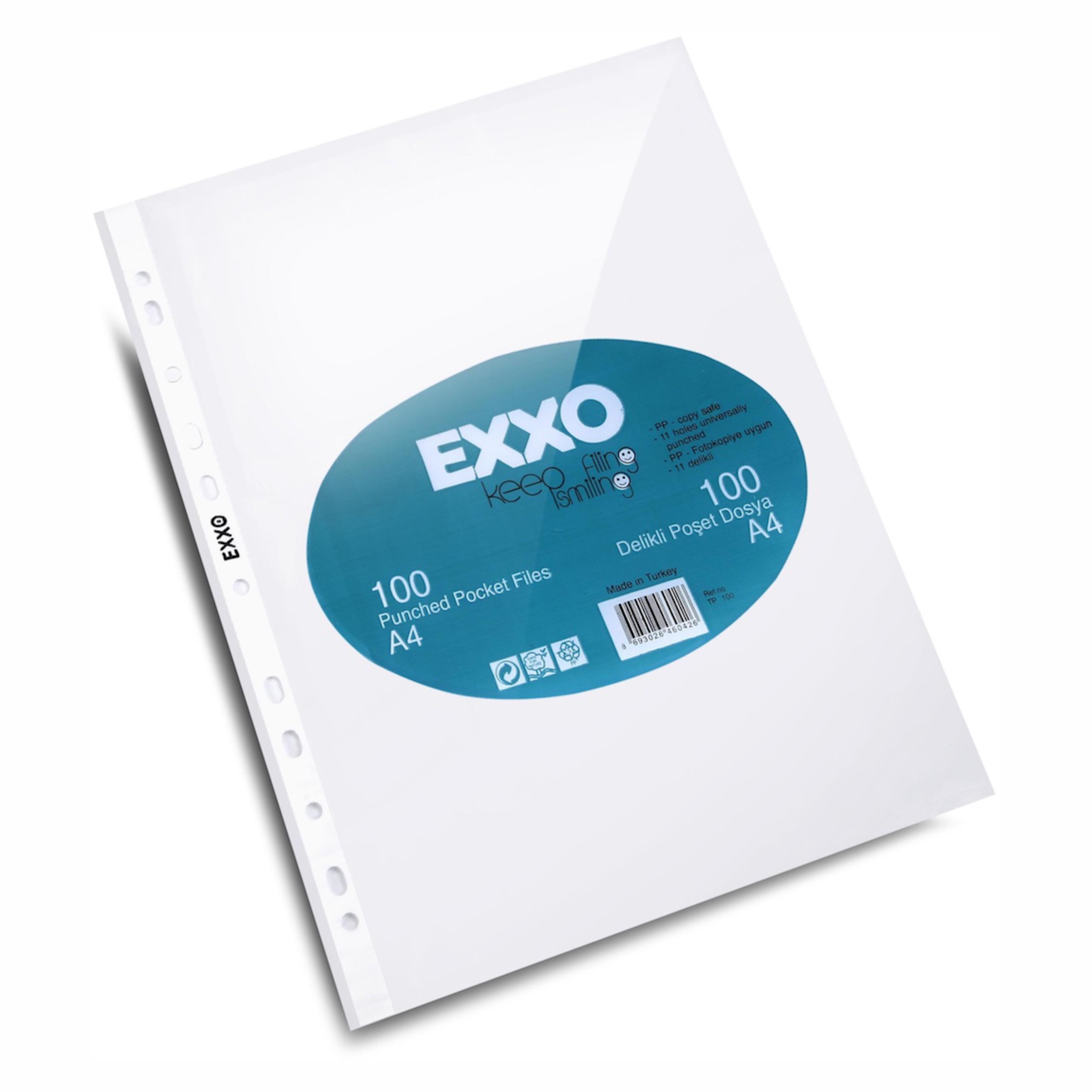 Exxo Poşet Dosya Extra Pp A4 100 LüExxo Poşet Dosya Extra Pp A4 - Kirtasiyem.netPoşet Dosyalar