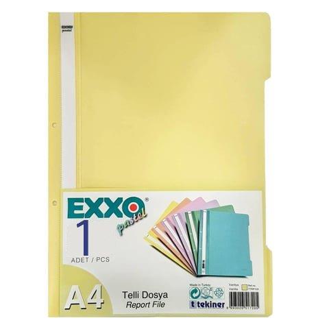 Exxo Pp Pastel Telli Dosya A4/800 Vanilya 50 liExxo Pp Pastel Telli Dosya A4/800 Vanilya(1 adet) - Kirtasiyem.netTelli Dosyalar