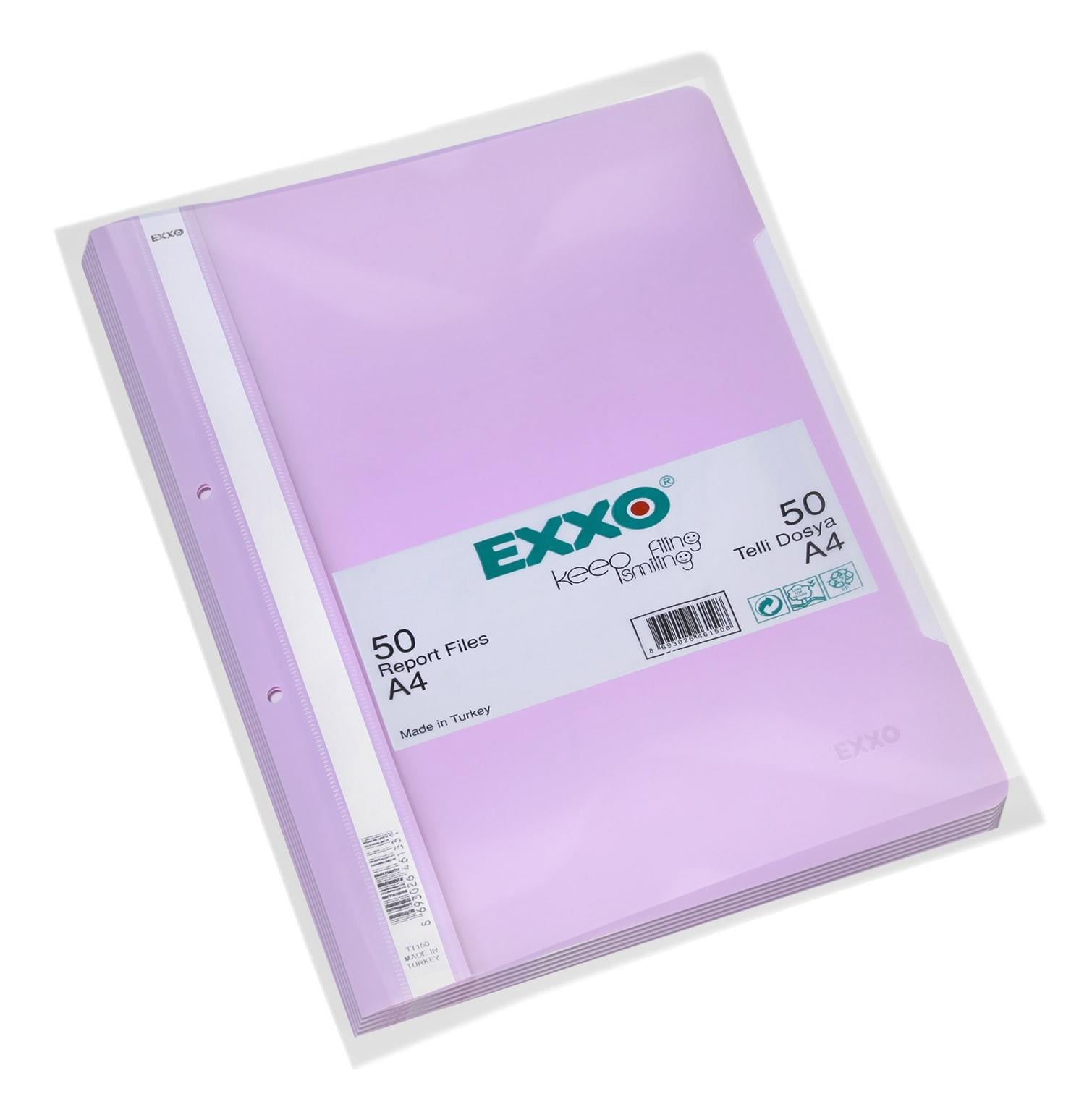 Exxo Telli Dosya Extra Pp A4 Lila *25Exxo Telli Dosya Extra Pp A4 Lila *25 - Kirtasiyem.netTelli Dosyalar