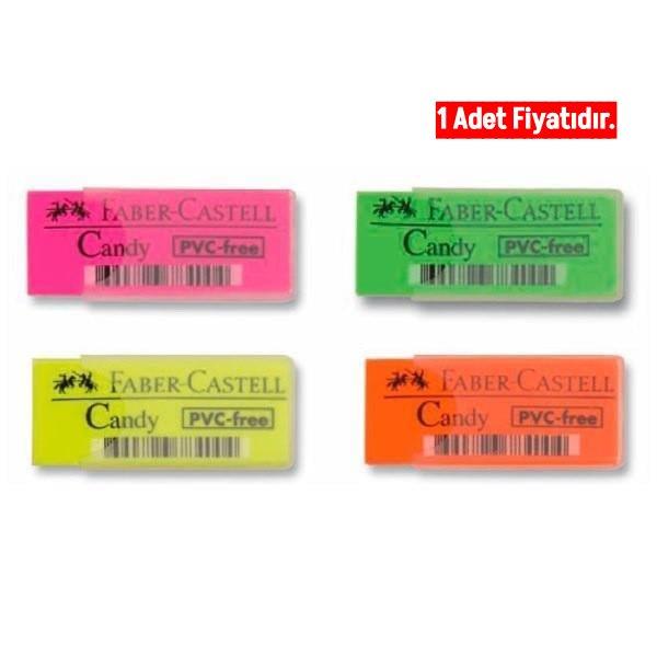 Faber Castell Candy Fosforlu Plastik Kaplı Silgi 784-30 (Pvc İçermeyen) (1 Adet) Faber Castell Candy Fosforlu Plastik Kaplı Silgi 784-30 (Pvc İçermeyen)  - Kirtasiyem.netSilgiler