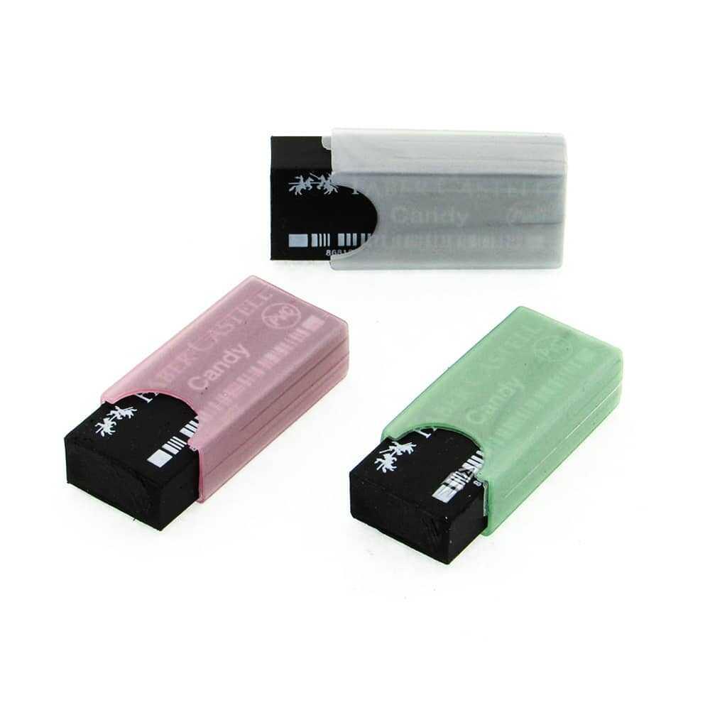 Faber Castell Candy PVC-Free Kılıflı Silgi Metalik _30 (1 Adet)Faber Castell Candy PVC-Free Kılıflı Silgi Metalik *30 - Kirtasiyem.netSilgiler