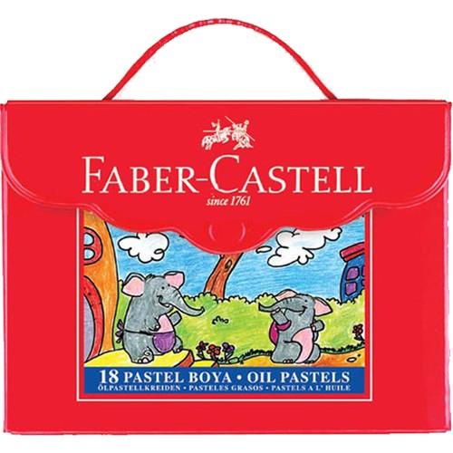 Faber Castell Çantalı Tutuculu Pastel Boya 18 Renk Faber Castell Çantalı Tutuculu Pastel Boya 18 Renk  - Kırtasiyem.netPastel Boyalar