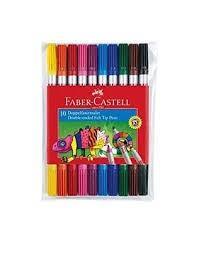 Faber Castell Çift Uçlu Keçeli Boya Kalemi 10 LuFaber Castell Çift Uçlu Keçeli Boya Kalemi 10 Lu - Kırtasiyem.netKeçeli Kalemler