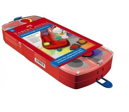 Faber Castell Değişebilir Tabletli Sulu Boya 24 LüFaber Castell Değişebilir Tabletli Sulu Boya 24 Lü - Kırtasiyem.netSulu Boyalar