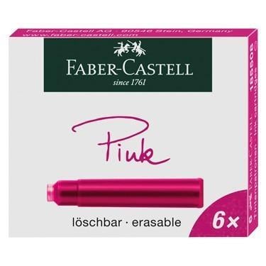 Faber Castell Dolma Kalem Kartuşu, Pembe 6 Lı YeniFaber Castell Dolma Kalem Kartuşu, Pembe 6 Lı Yeni - Kirtasiyem NetKartuş
