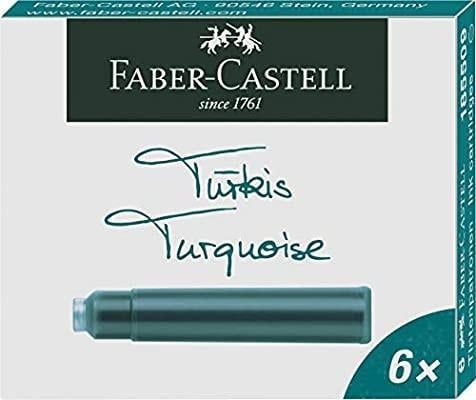 Faber Castell Dolma Kalem Kartuşu, Turkuaz 6 Lı YeniFaber Castell Dolma Kalem Kartuşu, Turkuaz 6 Lı Yeni - Kirtasiyem NetKartuş