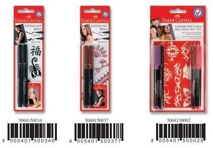 Faber Castell Dövme Kalemi 4 RenkFaber Castell Dövme Kalemi 4 Renk - Kirtasiyem.netDövme Kalemleri