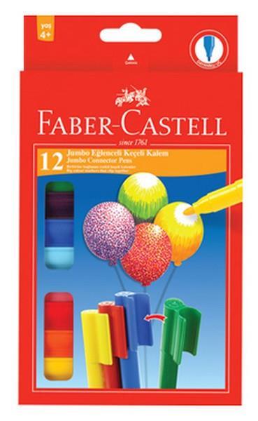 Faber Castell Eğlenceli Jumbo Keçeli Boya Kalemi 12 RenkFaber Castell Eğlenceli Jumbo Keçeli Boya Kalemi 12 Renk - Kırtasiyem.netKeçeli Kalemler