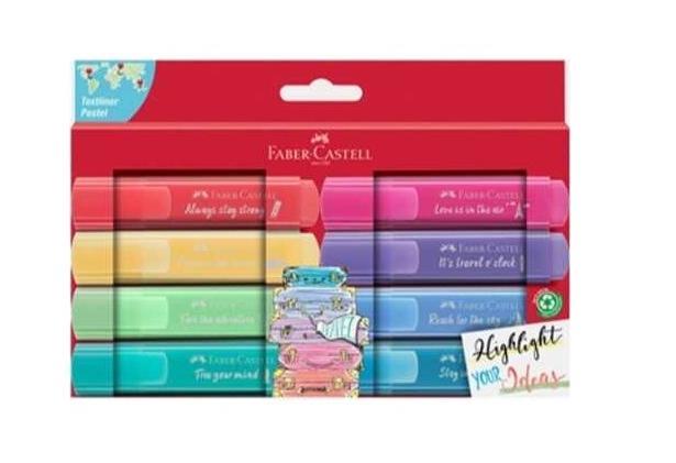 Faber Castell Fosforlu K 46 Pastel R, 8x Kart 2021Faber Castell Fosforlu K 46 Pastel R, 8x Kart 2021 - Kirtasiyem.netFosforlu Kalemler
