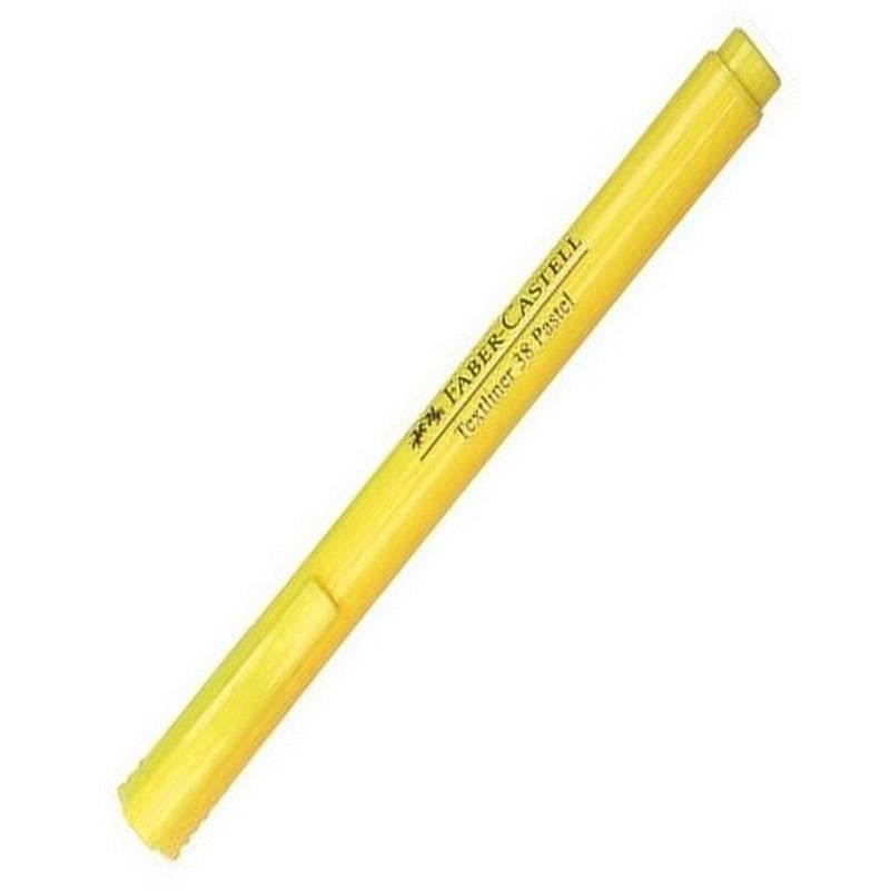 Faber-Castell Fosforlu Kalem 38 Pastel Sarı *10Faber-Castell Fosforlu Kalem 38 Pastel Sarı *10 - Kirtasiyem.netFosforlu Kalemler