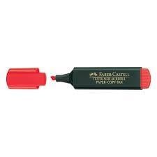 Faber Castell Fosforlu Kalem Mat Gövde Kırmızı 1548 Faber Castell Fosforlu Kalem Mat Gövde Kırmızı 1548  - Kirtasiyem.netFosforlu Kalemler