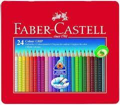 Faber Castell Grip 2001 Kuru Boya 24 Renk 1/1 Metal KutuFaber Castell Grip 2001 Kuru Boya 24 Renk 1/1 Metal Kutu - Kırtasiyem.netKuru Boyalar