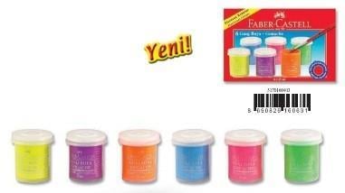 Faber Castell Guaj Boya 6 Lı Şişe FlorasanFaber Castell Guaj Boya 6 Lı Şişe Florasan - Kırtasiyem.netGuaj Boyalar