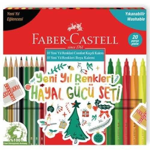 Faber Castell Hayal Gücü Seti Yeni Yıl R 20x (FSC)Faber Castell Hayal Gücü Seti Yeni Yıl R 20x (FSC) - Kirtasiyem.netEğitici Materyaller