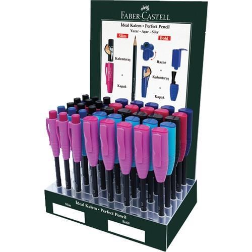 Faber Castell İdeal Kurşun Kalem Slim+Bold 40 Lı StandFaber Castell İdeal Kurşun Kalem Slim+Bold 40 Lı Stand - Kirtasiyem.netKurşun Kalemler