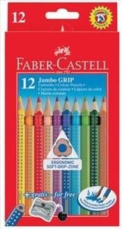 Faber Castell Jumbo Grip Kuru Boya 12 Renk 1/1 Faber Castell Jumbo Grip Kuru Boya 12 Renk 1/1  - Kırtasiyem.netKuru Boyalar