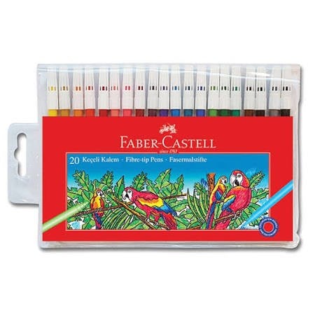 Faber Castell Keçeli Kalem 20'Li TakımKeçeli Kalemler
