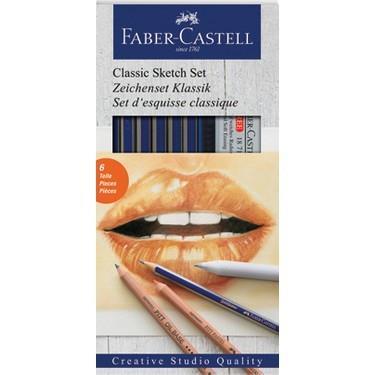 Faber Castell Klasik Sketch SetiFaber Castell Klasik Sketch Seti - Kirtasiyem.netÖlçü Ve Çizim Setleri