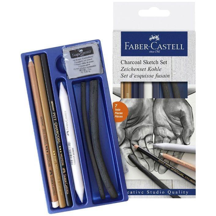 Faber Castell Kömür Sketch SetiFaber Castell Kömür Sketch Seti - Kırtasiyem.netKÖMÜR KALEMLER