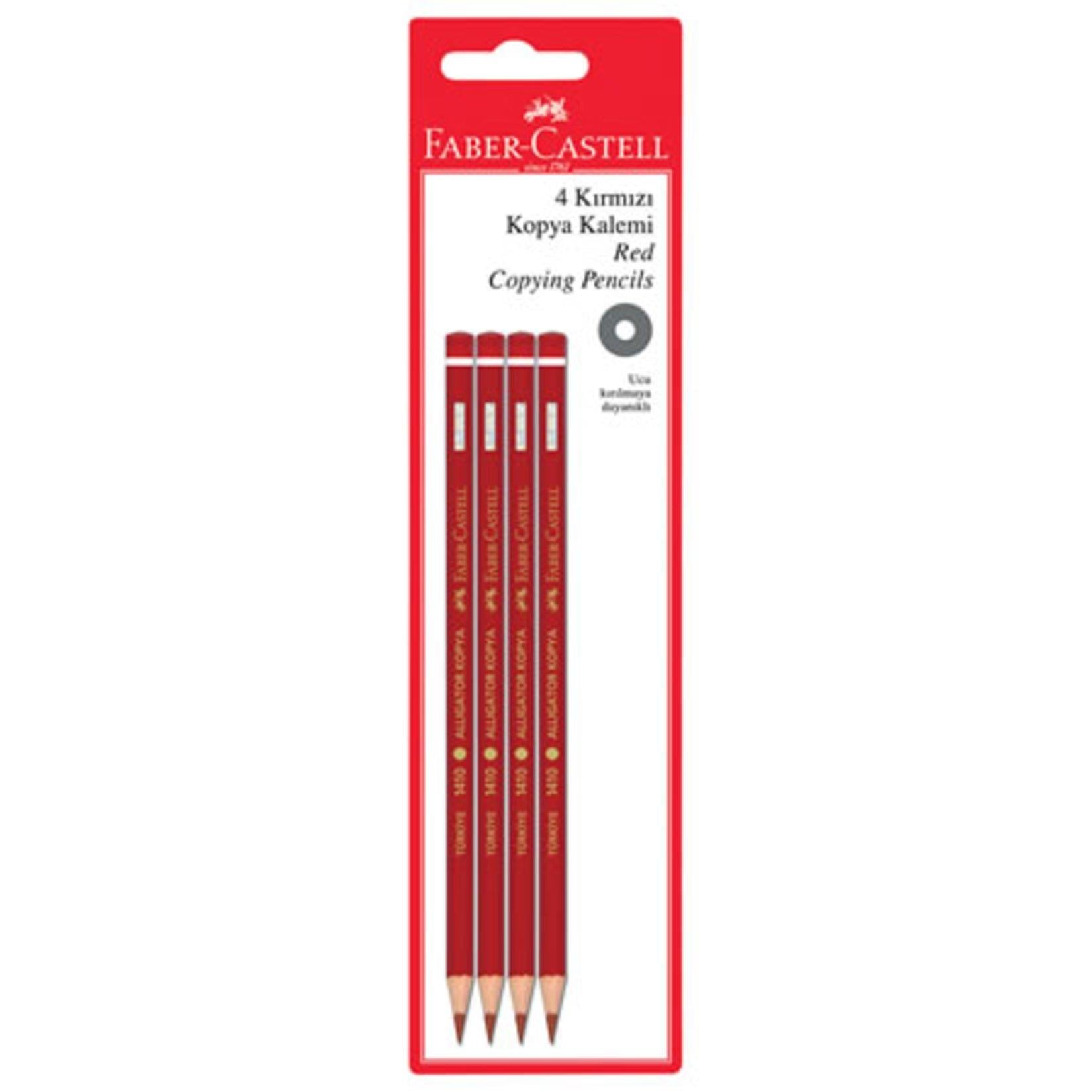 Faber Castell Kopya Kalemi Kırmızı 4 LüFaber Castell Kopya Kalemi Kırmızı 4 Lü - Kirtasiyem.netKopya Kalemleri