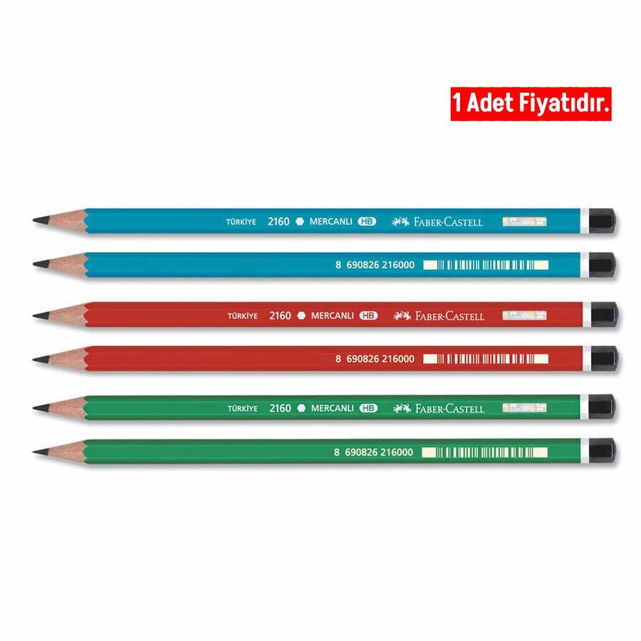 Faber Castell Kurşun Kalem Köşeli Mercanlı 2160 (Adet)Faber Castell Kurşun Kalem Köşeli Mercanlı 2160 (Adet) - Kirtasiyem.netKurşun Kalemler