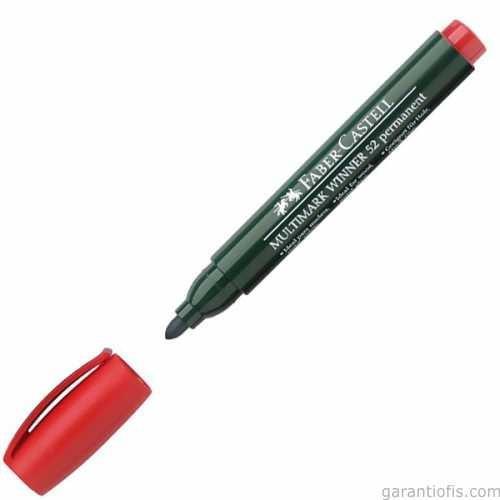 Faber Castell Parmanent Markör 52 Yuvarlak Uç KırmızıFaber Castell Parmanent Markör 52 Yuvarlak Uç Kırmızı - Kirtasiyem.netMarkörler