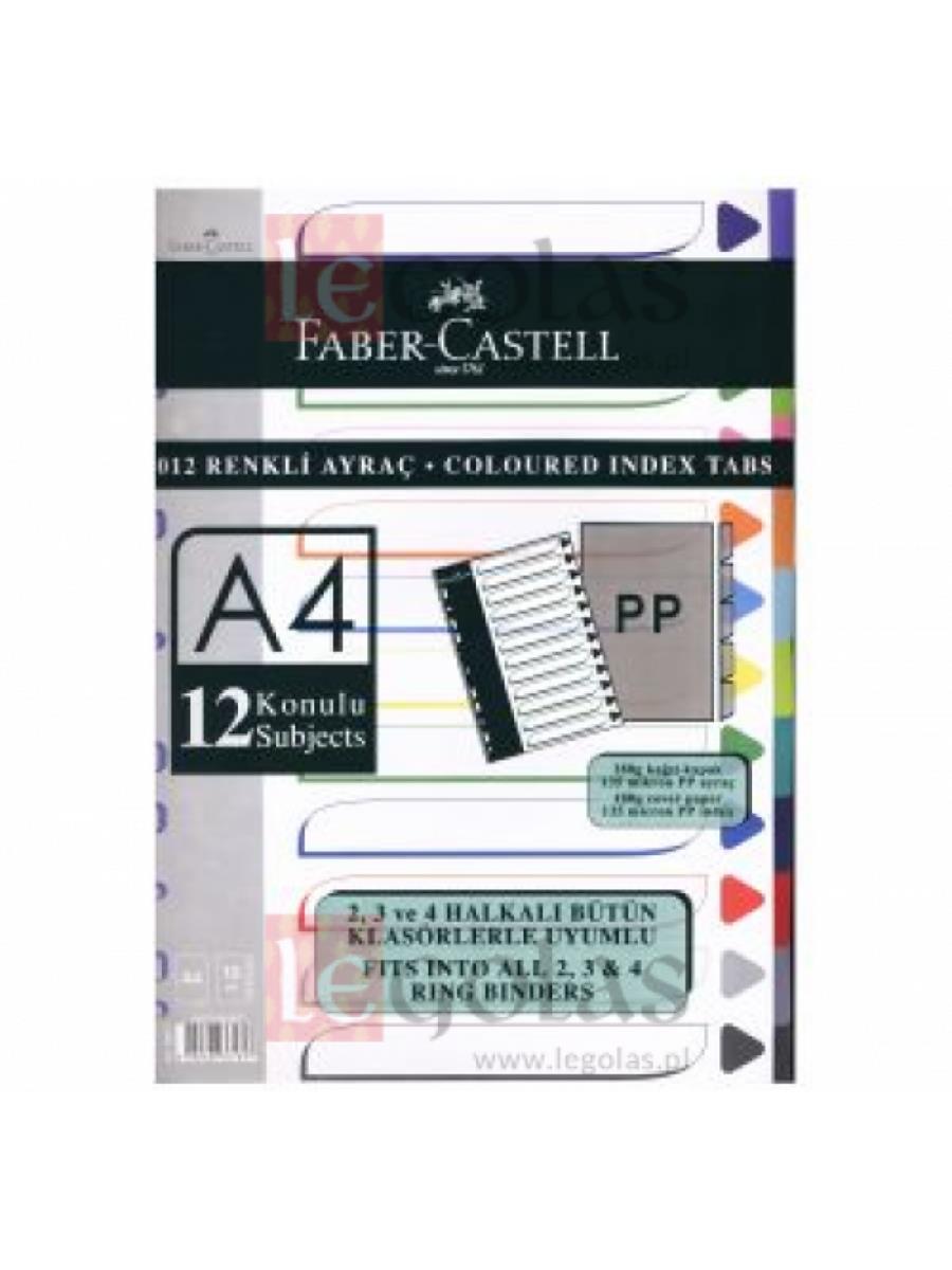 Faber Castell Renkli 12 Bölmeli Seperatör 2012 Faber Castell Renkli 12 Bölmeli Seperatör 2012  - Kirtasiyem.netSeperatörler ( Ayraçlar )