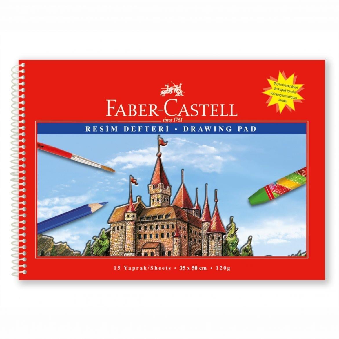 Faber Castell Resim Defteri 35X50 15 YaprakFaber Castell Resim Defteri 35X50 15 Yaprak - Kirtasiyem.netResim Defterleri