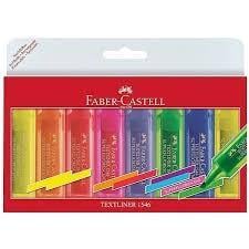 Faber Castell Şeffaf Gövde Fosforlu Kalem 1546 6+2 li Poşet Faber Castell Şeffaf Gövde Fosforlu Kalem 1546 6+2 li Poşet  - Kirtasiyem.netFosforlu Kalemler