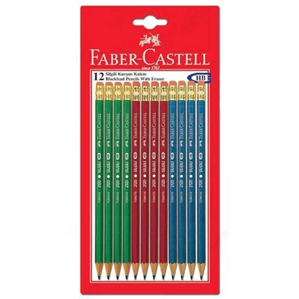 Faber Castell Silgili Kurşun Kalem 2120 Blisterli 12 LiFaber Castell Silgili Kurşun Kalem 2120 Blisterli 12 Li - Kirtasiyem.netKurşun Kalemler
