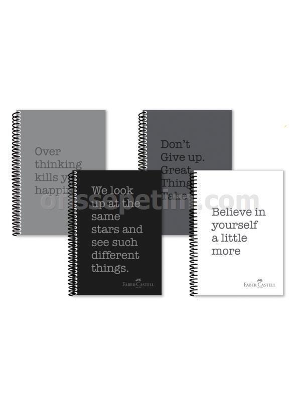Faber Castell Spiralli Defter Rephrase A4 Pp Kapak 80 Yaprak KareliFaber Castell Spiralli Defter Rephrase A4 Pp Kapak 80 Yaprak Kareli - Kirtasiyem.netSpiralli Plastik Kapak Defterler