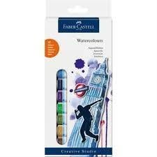 Faber Castell Sulu Boya Tüp 12 Renk 12 Ml TüpFaber Castell Tüp Sulu Boya 12 Renk 12Ml Tüp - Kırtasiyem.netSulu Boyalar
